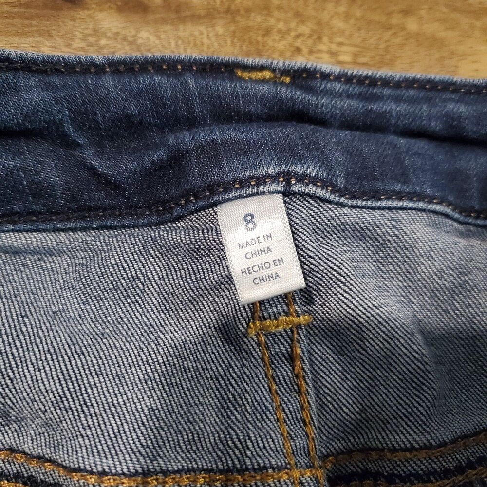 Seven 7 Women's Size 8 Raw Hem Jeans Blue - Picture 5 of 9